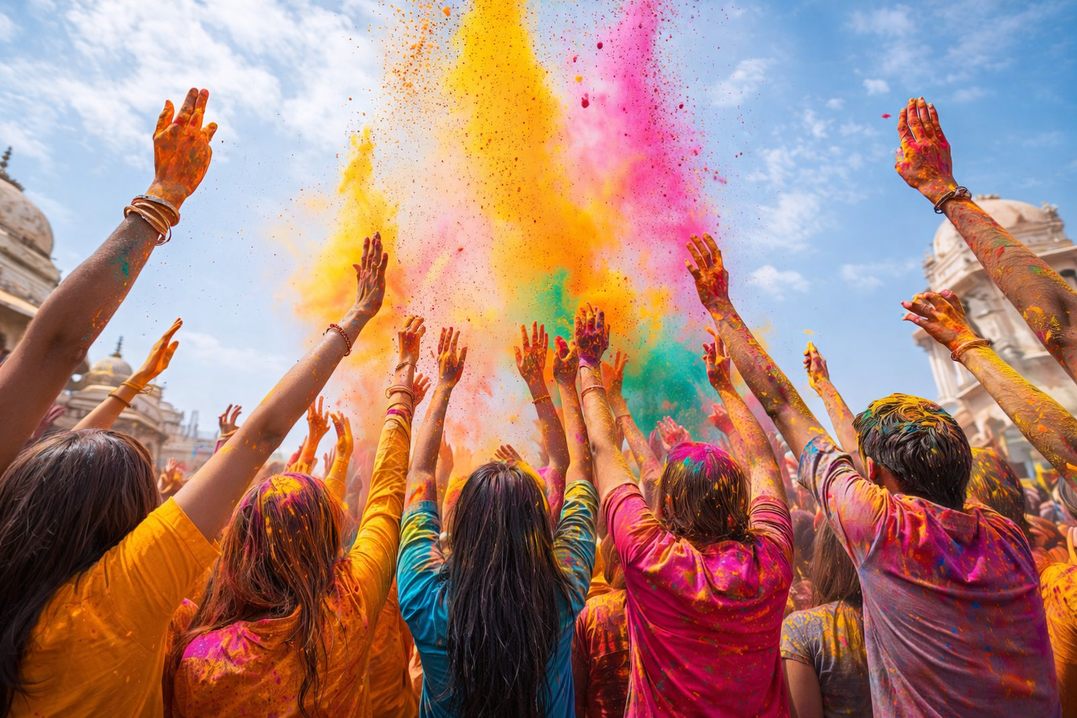 Celebrate Holi 2026 in Sacred India - Divine Awakening Journey